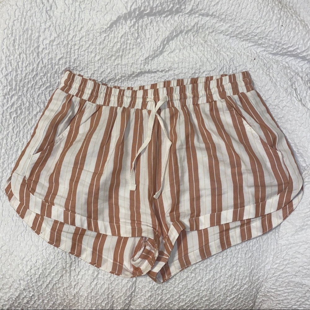 billabong striped loose shorts